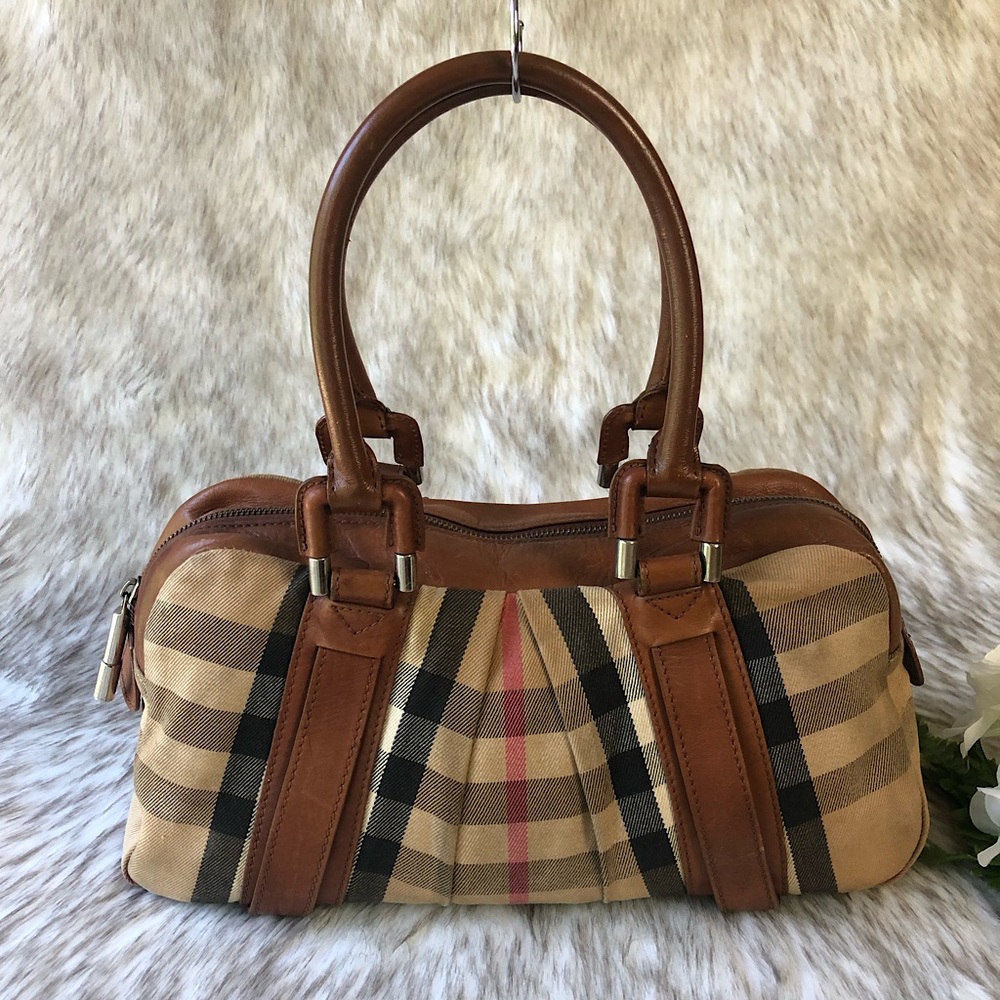 Burberry House-check Satchel Handbag
